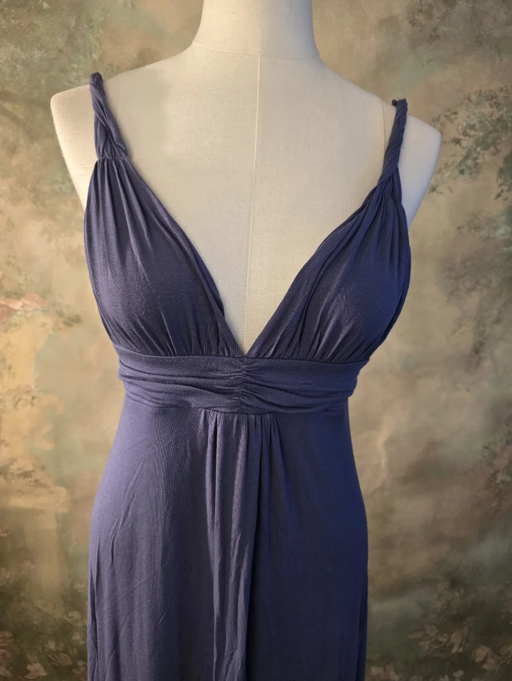 Victoria Secret Bra Top Maxi Dress Deep Blue S - Picture 2 of 12